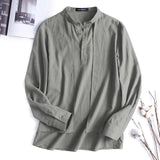 Men Tops 2019 Casual Social Shirt Dress Men Shirt Long Sleeve Stand Collar Clothing Camisa Masculina Big 5XL Chemise Blouse Tee